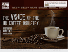 Tablet Screenshot of britishcoffeeassociation.org